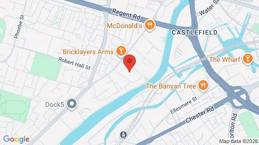Apartments for rent i Salford - Lancashire - kort over placeringen