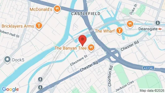 Apartments for rent i Manchester - Lancashire - kort over placeringen