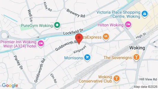 Apartments for rent i Woking - Surrey - kort over placeringen