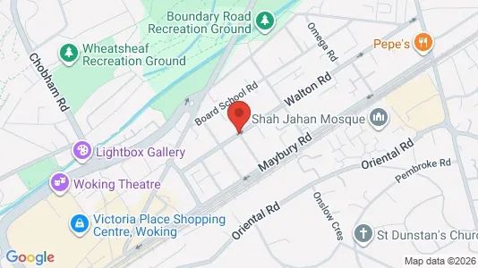 Apartments for rent i Woking - Surrey - kort over placeringen