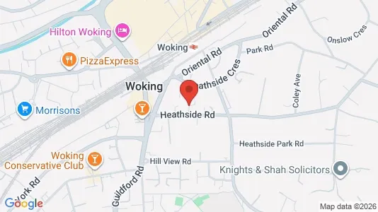 Apartments for rent i Woking - Surrey - kort over placeringen