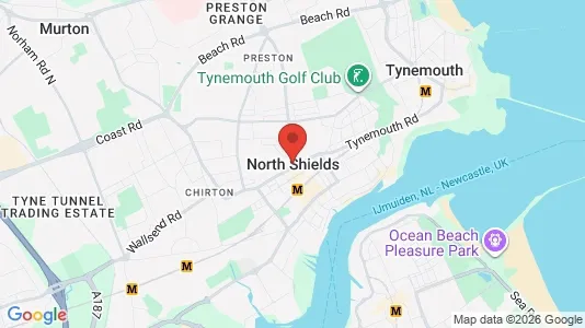Rooms for rent i North Shields - Tyne and Wear - kort over placeringen