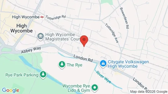 Apartments for rent i High Wycombe - Buckinghamshire - kort over placeringen