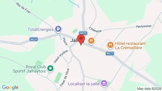 Apartments for rent i Jalhay - kort over placeringen