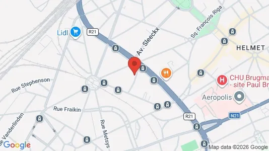 Apartments for rent i Brussels Schaarbeek - kort over placeringen