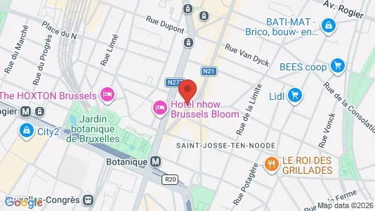 Apartments for rent i Brussels Sint-Joost-ten-Node - kort over placeringen