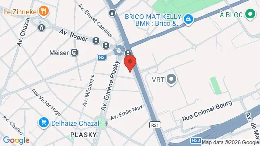 Apartments for rent i Brussels Schaarbeek - kort over placeringen