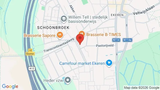 Apartments for rent i Antwerp Ekeren - kort over placeringen