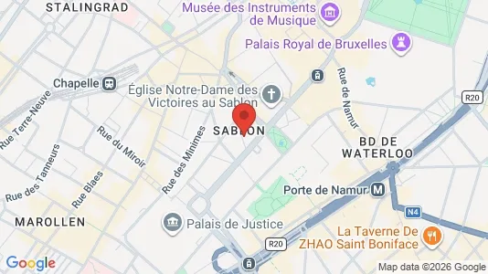 Apartments for rent i Stad Brussel - kort over placeringen