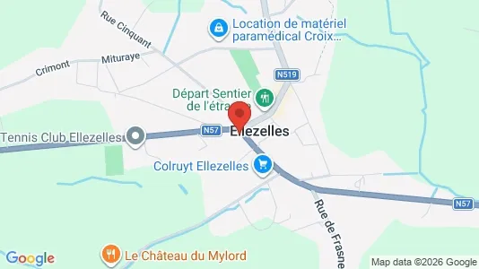 Apartments for rent i Ellezelles - kort over placeringen