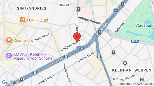 Apartments for rent i Stad Antwerp - kort over placeringen