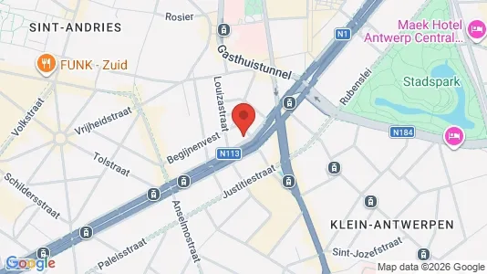Apartments for rent i Stad Antwerp - kort over placeringen