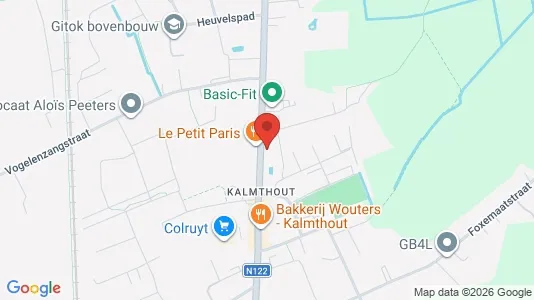 Apartments for rent i Kalmthout - kort over placeringen