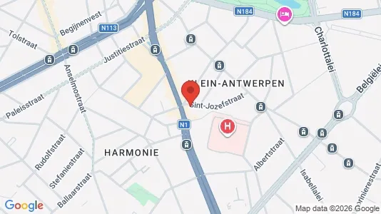 Apartments for rent i Stad Antwerp - kort over placeringen