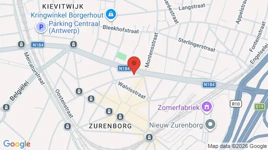 Apartments for rent i Stad Antwerp - kort over placeringen