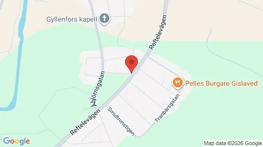 Apartments for rent i Gislaved - kort over placeringen