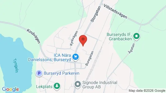 Apartments for rent i Gislaved - kort over placeringen