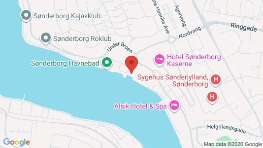 Apartments for rent i Sønderborg - kort over placeringen