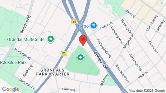 Apartments for rent i Copenhagen NV - kort over placeringen