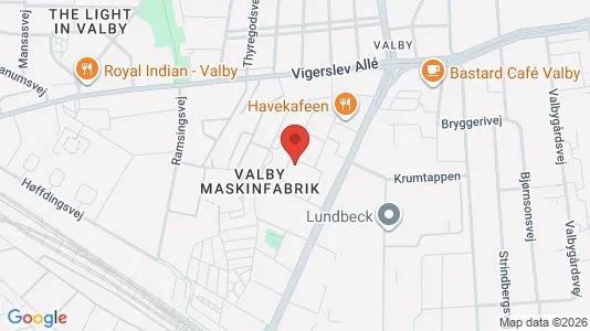 Apartments for rent i Valby - kort over placeringen