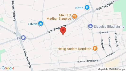 Apartments for rent i Slagelse - kort over placeringen