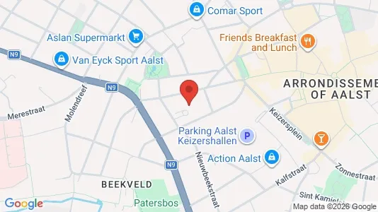 Apartments for rent i Aalst - kort over placeringen