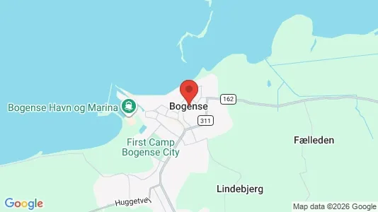 Apartments for rent i Bogense - kort over placeringen
