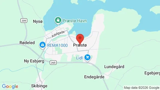 Apartments for rent i Præstø - kort over placeringen