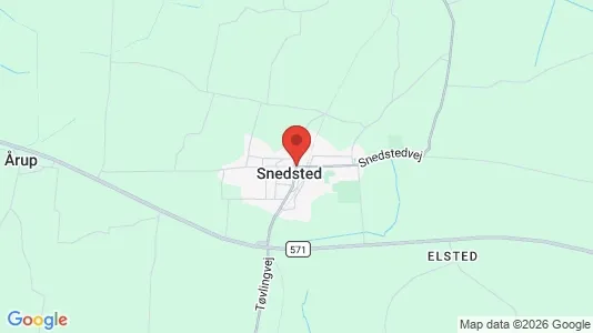 Houses for rent i Snedsted - kort over placeringen