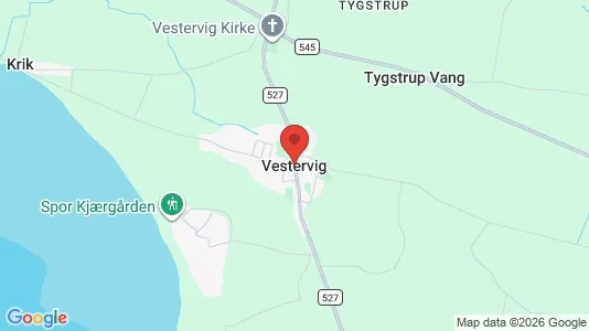 Houses for rent i Vestervig - kort over placeringen
