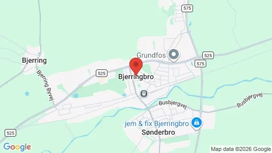 Apartments for rent i Bjerringbro - kort over placeringen