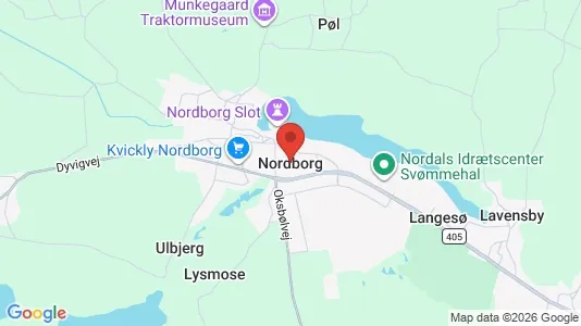 Houses for rent i Nordborg - kort over placeringen