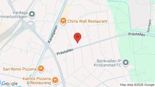 Apartments for rent i Kristianstad - kort over placeringen
