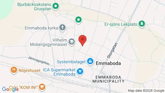 Apartments for rent i Emmaboda - kort over placeringen