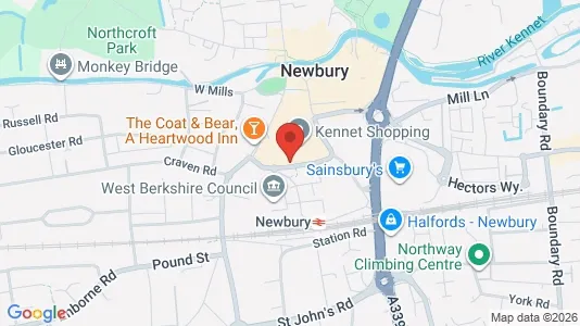 Apartments for rent i Newbury - Berkshire - kort over placeringen