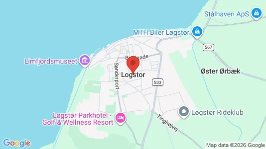 Apartments for rent i Løgstør - kort over placeringen