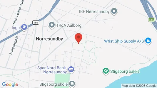 Apartments for rent i Nørresundby - kort over placeringen