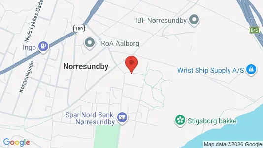 Apartments for rent i Nørresundby - kort over placeringen