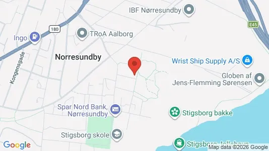 Apartments for rent i Nørresundby - kort over placeringen