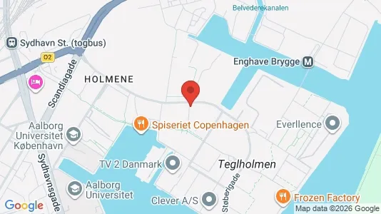 Apartments for rent i Copenhagen SV - kort over placeringen