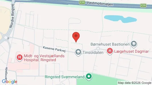 Apartments for rent i Ringsted - kort over placeringen