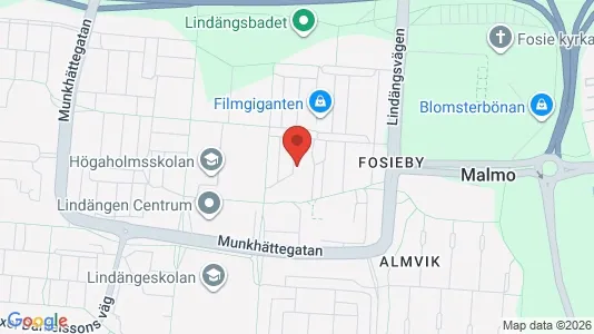 Apartments for rent i Fosie - kort over placeringen