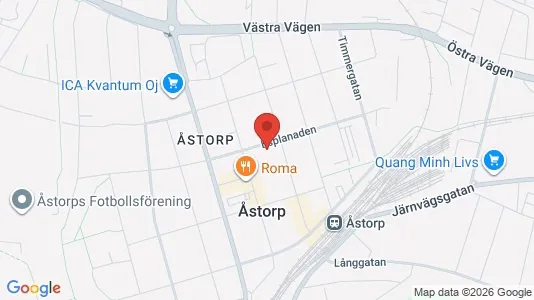 Apartments for rent i Åstorp - kort over placeringen