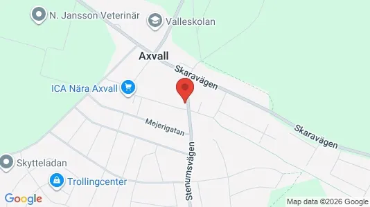 Apartments for rent i Skara - kort over placeringen