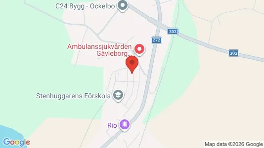 Apartments for rent i Ockelbo - kort over placeringen