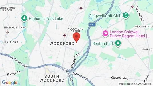 Houses for rent i Woodford Green - Essex - kort over placeringen