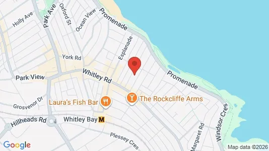 Apartments for rent i Whitley Bay - Tyne and Wear - kort over placeringen