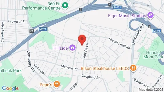 Apartments for rent i Leeds - West Yorkshire - kort over placeringen