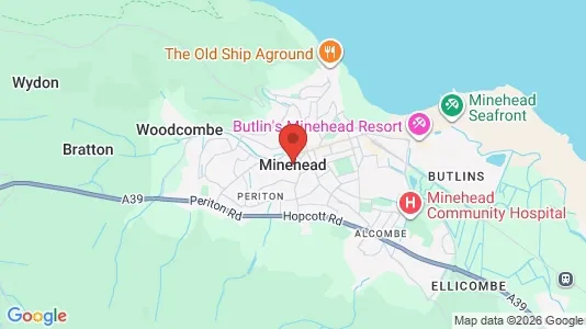 Apartments for rent i Minehead - Somerset - kort over placeringen