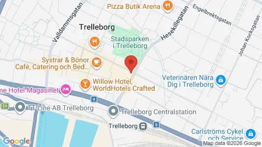 Apartments for rent i Trelleborg - kort over placeringen